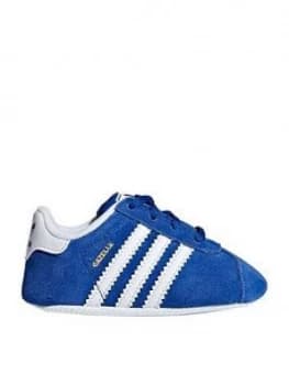 adidas Originals Gazelle Crib, Navy, Size 4