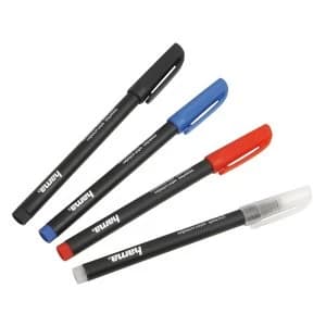 Hama CD/DVD/Bluray Disc Markers, 3 pieces + erasing pen