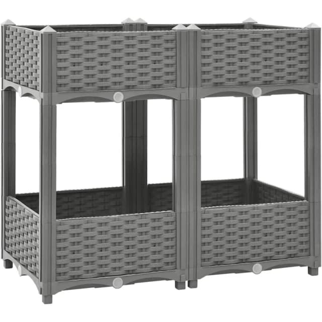 VIDAXL Raised Bed 80x40x71cm Polypropylene Vidaxl 8720845671907