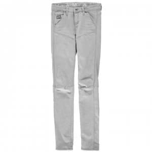 G Star Raw 5620 Art Eva Shaw Mid Skinny Ladies Jeans - white painted
