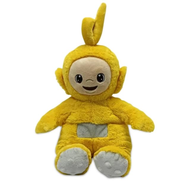 Warmies Plush Laa-Laa Teletubbies, Microwavable, Heatable Weighted Plushie in Yellow Yellow Unisex