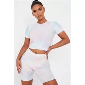 I Saw It First Multi Tie Dye Cycling Shorts - Multi