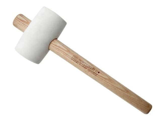 Faithfull FSC White Rubber Mallet RMWF16FSC Weight: 450g