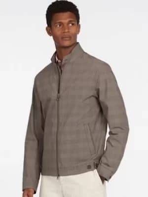 Barbour Dobel Casual Check Jacket, Stone, Size XL, Men