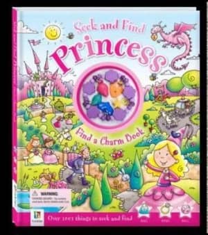 Princess Find a Charm Book. Hardback