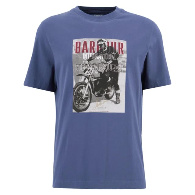 Barbour International Mens Arnes T-Shirt Oceana male L