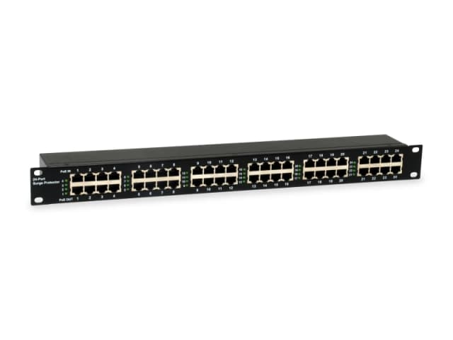 LevelOne 24-Port PoE Surge Protector. 6KV. 30W