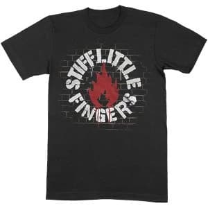 Stiff Little Fingers - Wall Unisex Medium T-Shirt - Black