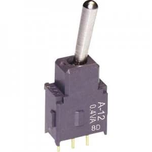 NKK Switches A12AH Toggle switch 28 V DCAC 0.1 A 1 x OnOn latch