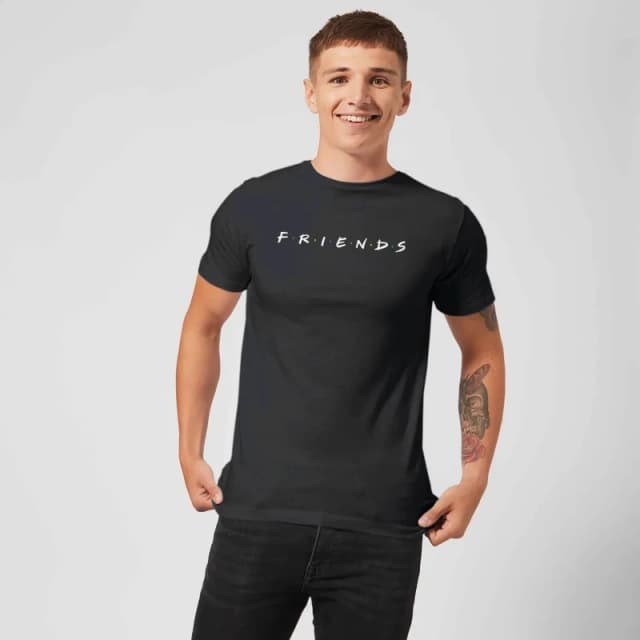 Friends Men Friends T-Shirt in Black Size: Small Black S Male 5059958514850
