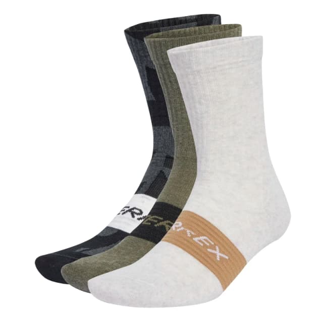 Football Socks adidas Terrex Multi (x3) Noir Unisex 40/42