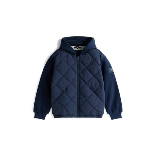 Tommy Hilfiger Kids Diamond Quilted Insulated Jacket Quilted Jackets 12Y Blue 60391918215