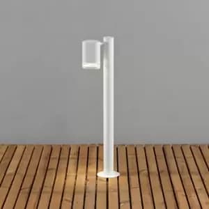 Modena Outdoor Modern Short Bollard Light White, Transparent, IP44