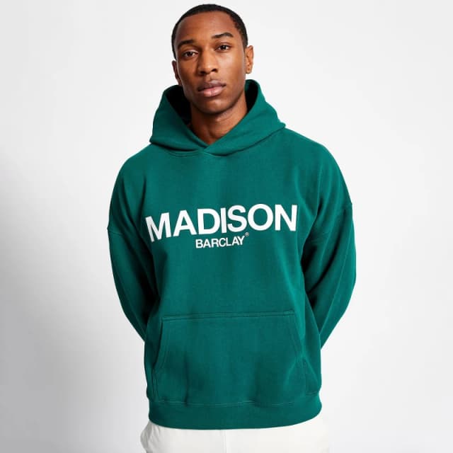 Madison Barclay Ocean Av Hoodie - Green Green XS