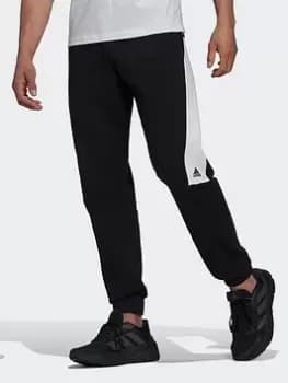 adidas Future Icons Embroidered Badge Of Sport Joggers, Beige, Size S, Men