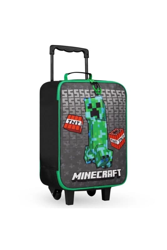 Minecraft Foldable Luggage With Wheels Multi