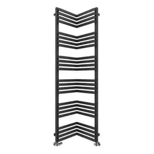 Terma Incorner 808W Modern Grey Towel Warmer (H)1545mm (W)350mm