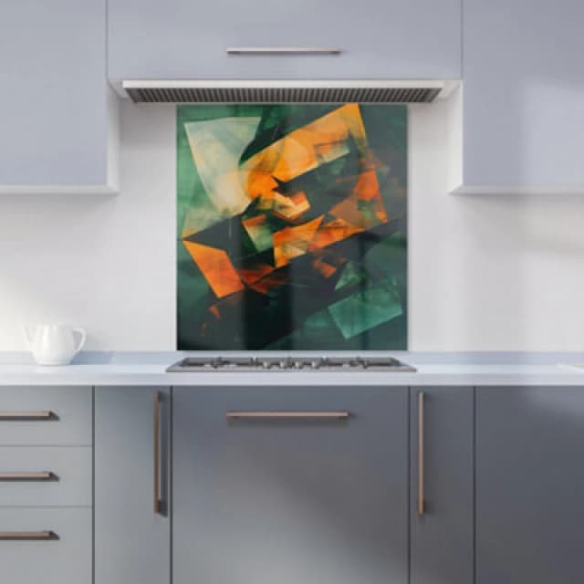 Warren Reed - Designer Siberian Cat With Glasses Splashart Tea Towel Multicolor Unisex