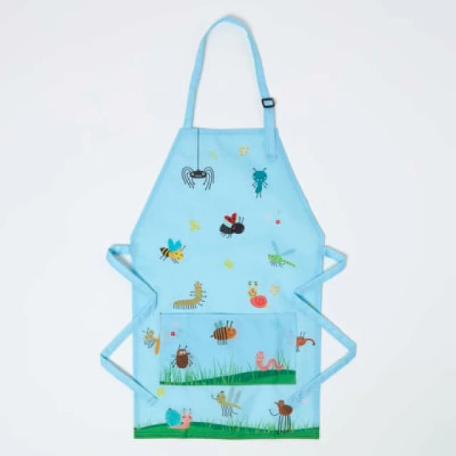 Homescapes Children's Gardening Apron With Insect Design