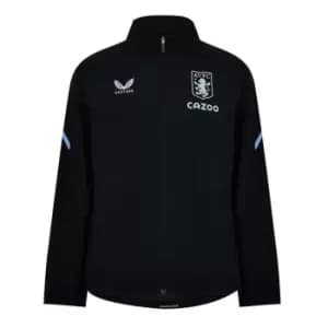 Castore Aston Villa Lightweight Travel Jacket Juniors - Black