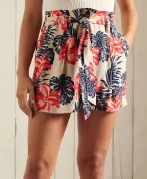 Superdry Printed Paperbag Shorts