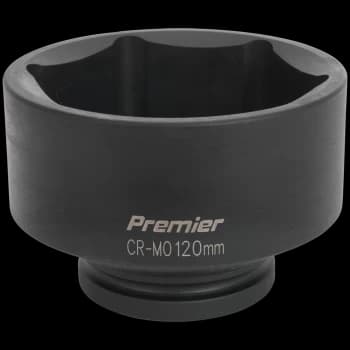 Sealey 1" Drive Hexagon Impact Socket Metric 1" 120mm