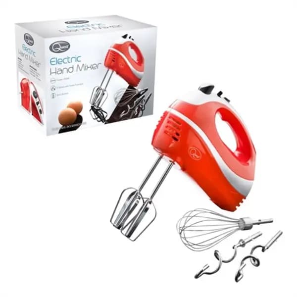 Quest Professional Hand Mixer - Red/Silver 35820
