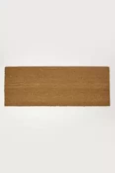 Plain Coir Double Door Mat Runner 120 x 45 cm