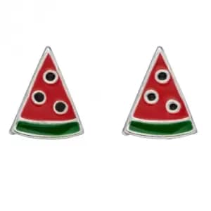 Watermelon Slice Stud Enamel Earrings A2064