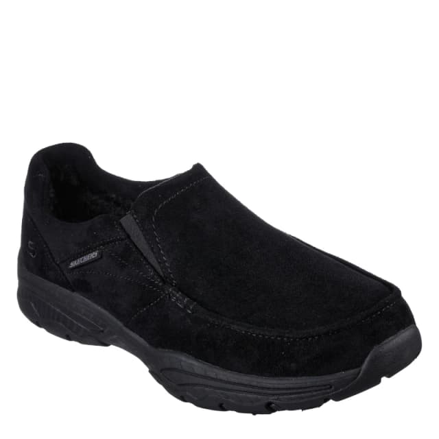 Skechers Creston - Garvis Slip On Trainers Mens Black male 6 (39.5)