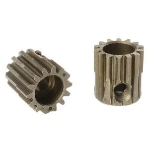 Corally 48 Dp Pinion Short Hardened Steel 14 Teeth Shaft Dia. 3.17Mm