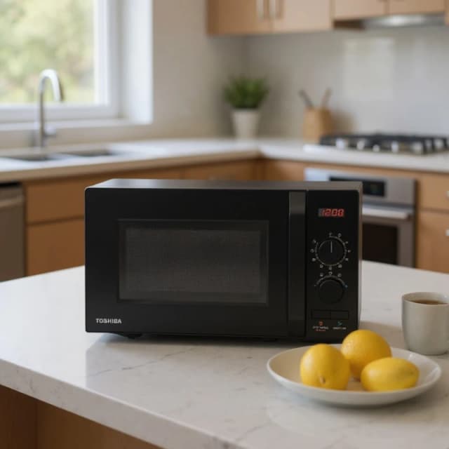 Toshiba 20L Microwave Oven with 8 Auto Menus Black unisex One Size