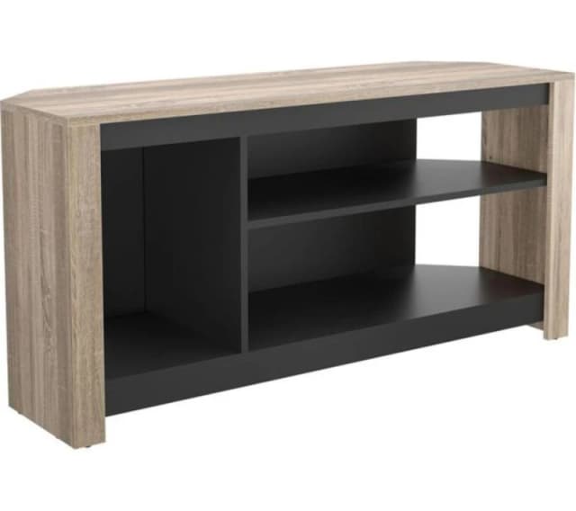 AVF Calibre Alto CAG120GO 1200 mm TV Stand - Rustic Sawn Oak & Black,Brown 5014117982628