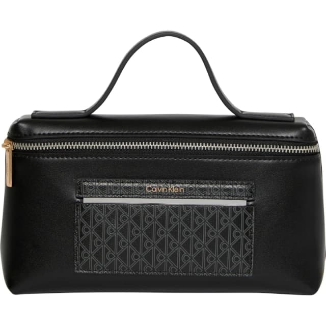 Calvin Klein Womens CK L Beauty Case Set Wash Bag Black Aop female One Size