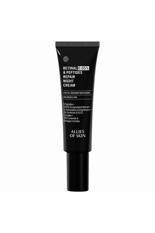 Allies of Skin 0.05% Retinal & Peptides Repair Night Cream 48ml