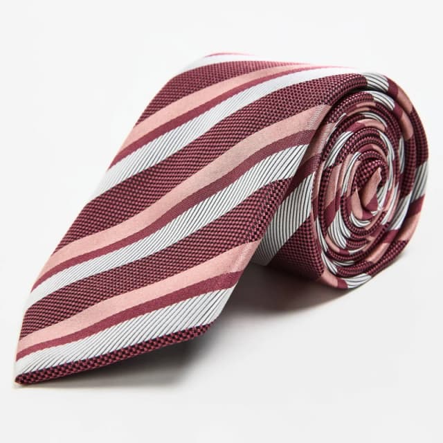 Boss Mens 7.5cm Tie Open Pink male One Size