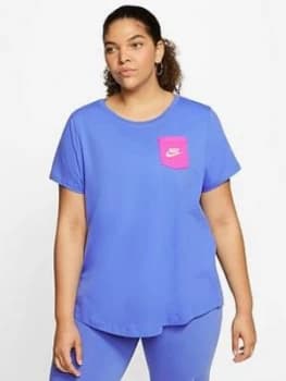 Nike Nsw Icon Clash T-Shirt (Curve) - Sapphire