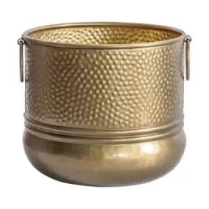 Crossland Grove Feltham Planter Small Brass Antique 265x265x260Mm