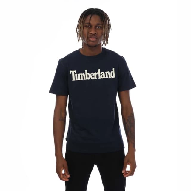 Timberland Northwood Wordmark Logo T-Shirt - Blue Blue S