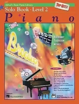Alfred's Basic Piano Library Top Hits Solo Book 2 by E L Lancaster