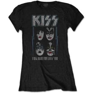 KISS - Made For Lovin' You Womens Medium T-Shirt - Black