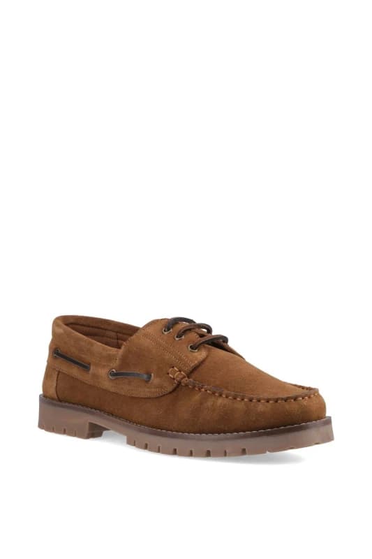 Hush Puppies Mens Harrison Boat Shoe in Tan Size: 10 Tan Male 10