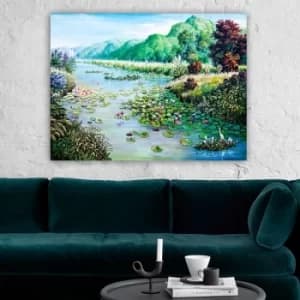 98635826_70100 Multicolor Decorative Canvas Painting