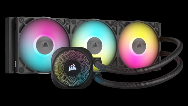 Corsair iCUE LINK TITAN 360 RX 360mm RGB Liquid CPU Cooler Black - CW-9061018-WW