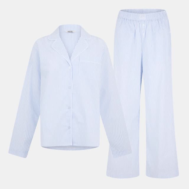 Jack Wills Pyjama Two Piece Set - Blue Blue 8