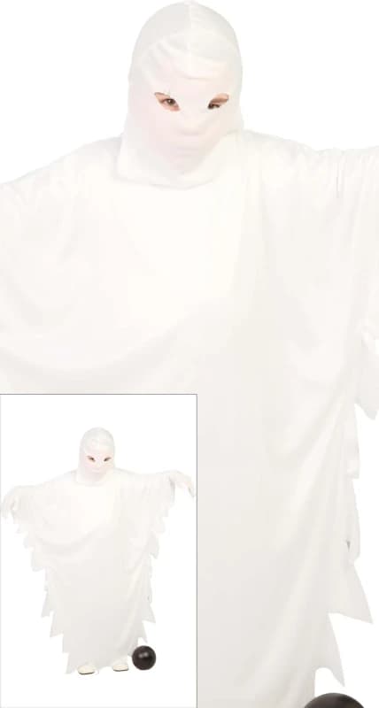Fiestas Guirca Fancy Dress Child Ghost, Size 7-9 Years, White CLG-FG78442