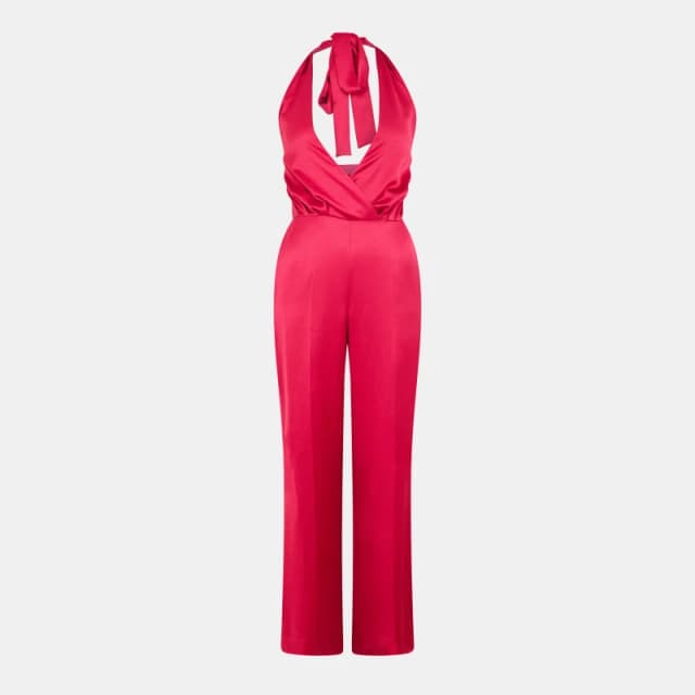 Hugo Womens Kapagna Jumpsuit Pink female 4 (XXS)