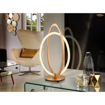 Schuller Ocellis - Integrated LED Table Lamp, Rose Gold