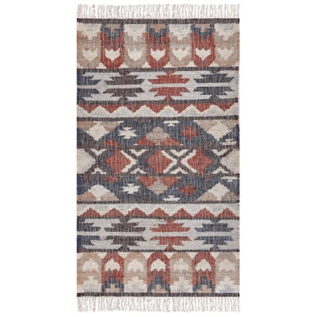 Beliani Rug Kalfa Multicolour 80 X 150 Cm Jute