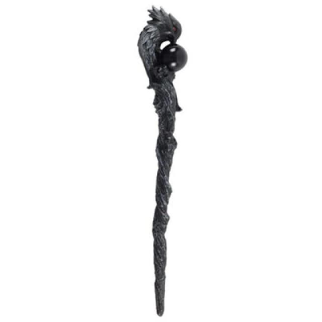 Something Different Something Different Raven Wand in Black One Size Unisex 5059699169784